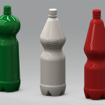 Serie di bottiglie prototipali in PET